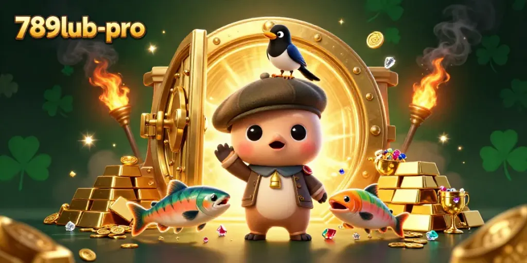 Engage with rich 789lub-pro casino adventures featuring cartoon characters and treasures.