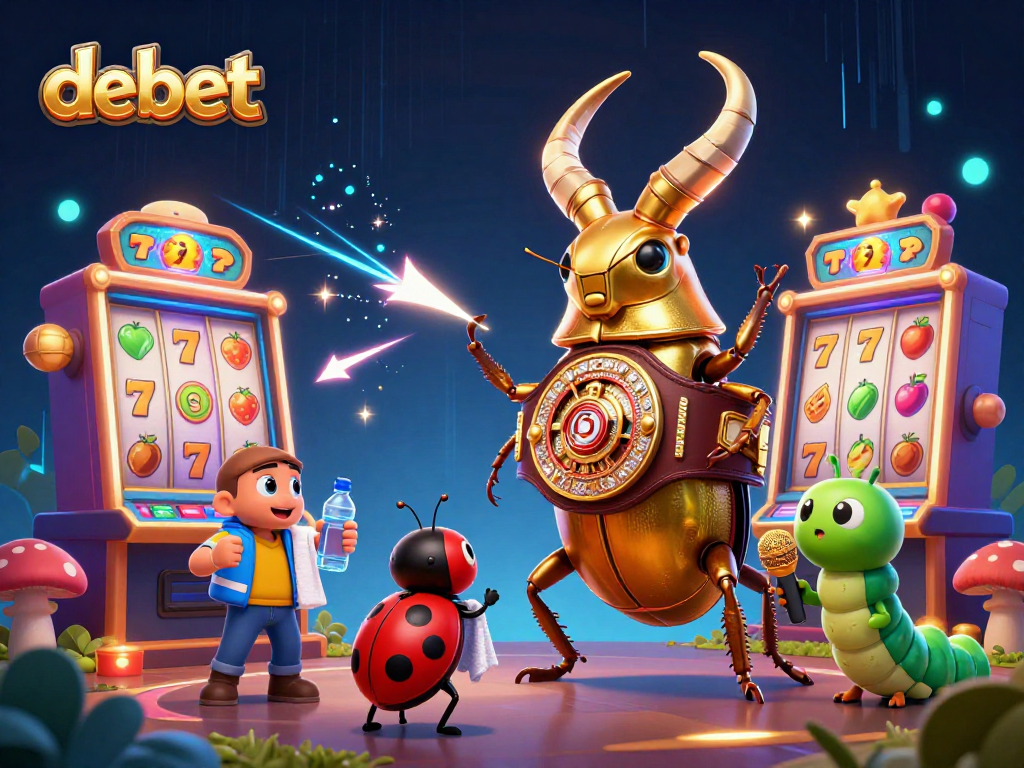 Bet on the debet edge with dynamic casino action featuring colorful slot machines.