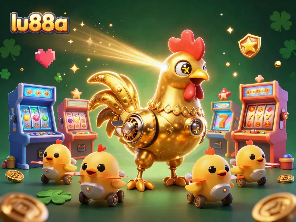Experience thrilling gameplay at lu88a with vibrant 3D casino game scenes featuring dynamic characters and slots.